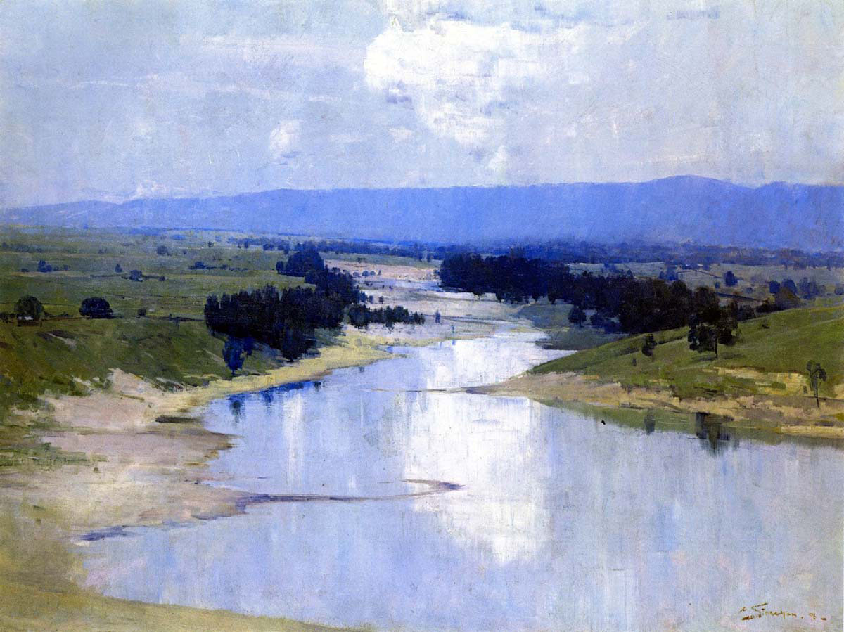 the river